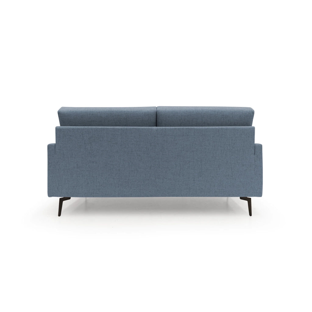 Saturno Divano moderno in tessuto morbido impermeabile T03 140 cm blu