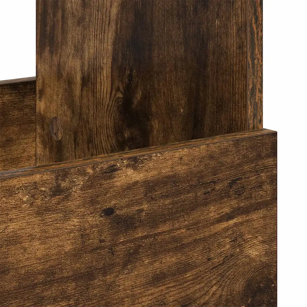 Scaffale per riviste Rovere fumé 102 x 30 x 45 cm 890964