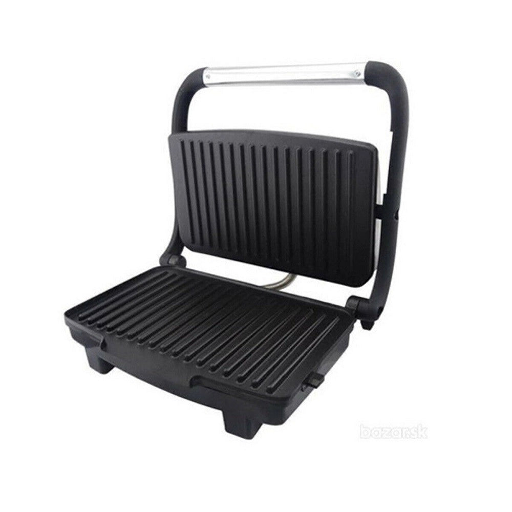 Trade Shop - Piastra Griglia Elettrica Bistecchiera Toast Panini 2 In 1 Di Royalty Line 750w -