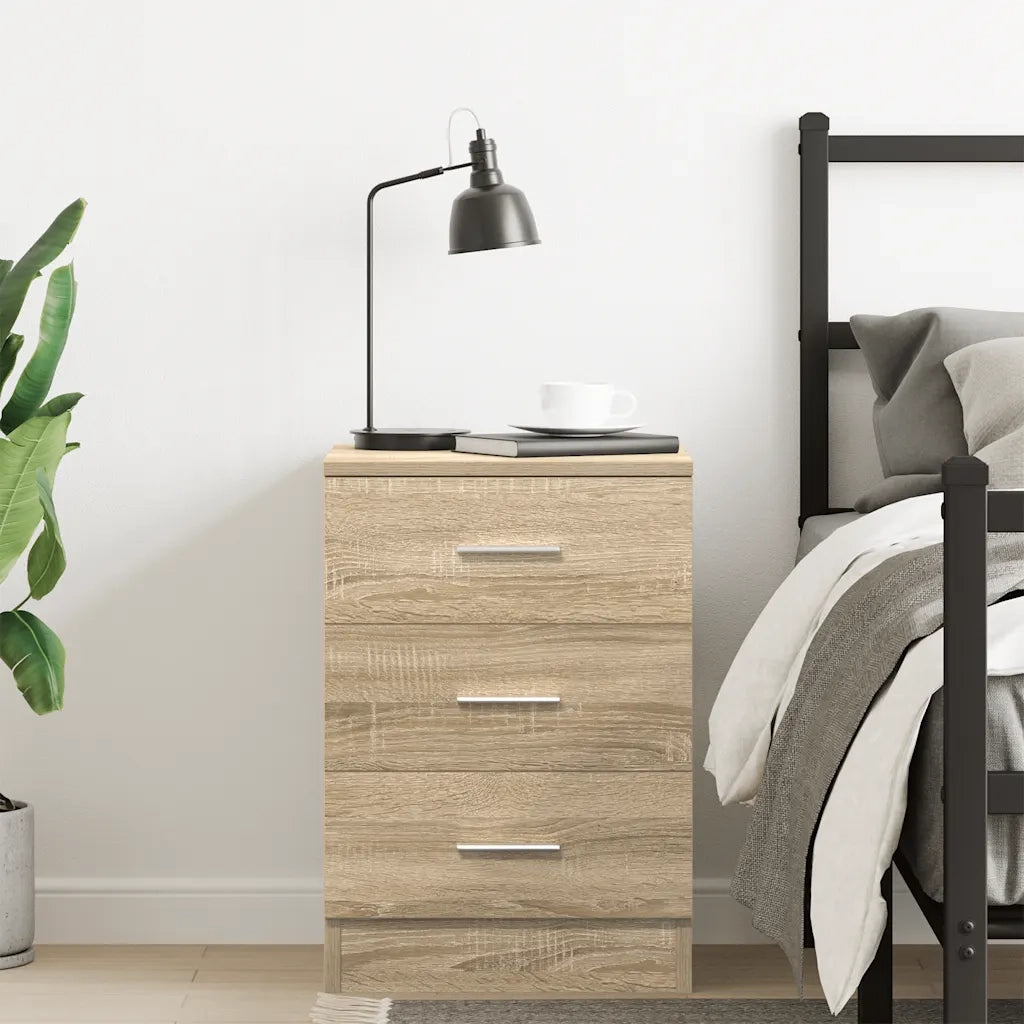 Comodino | Armadio da Notte | Mobiletto da notte Rovere Sonoma 38x35x56 cm in Legno Multistrato
