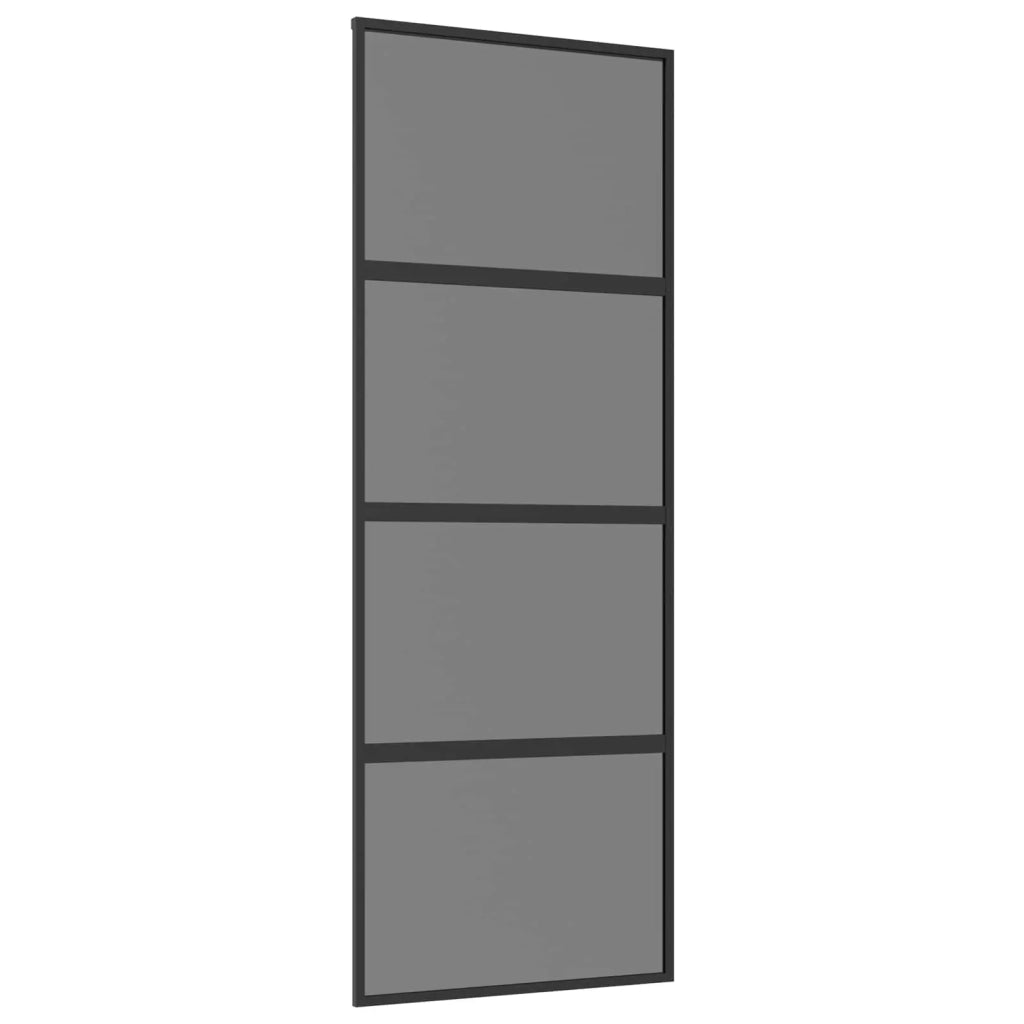 Porta scorrevole 76 x 205 cm Vetro Temperato e Alluminio 42054105