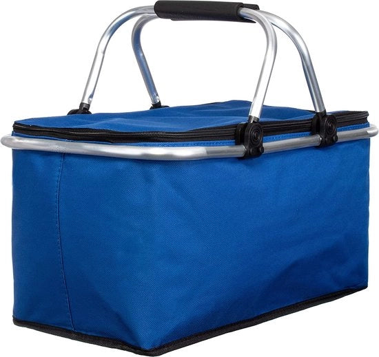 Carrello ristorante portatile con valvola di chiusura ca. 46x23x27 cm blu