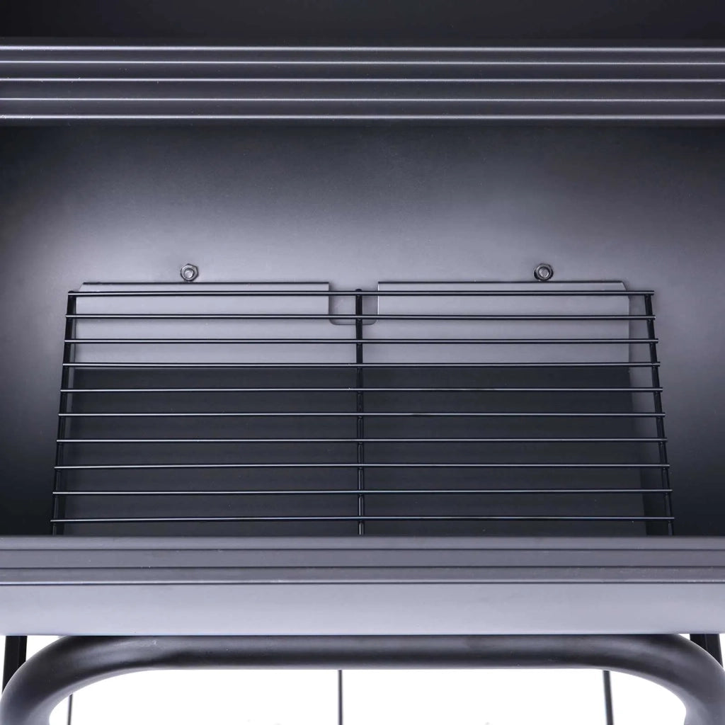 Griglia a carbone 75 x 48 x 120 cm Argento 3443029