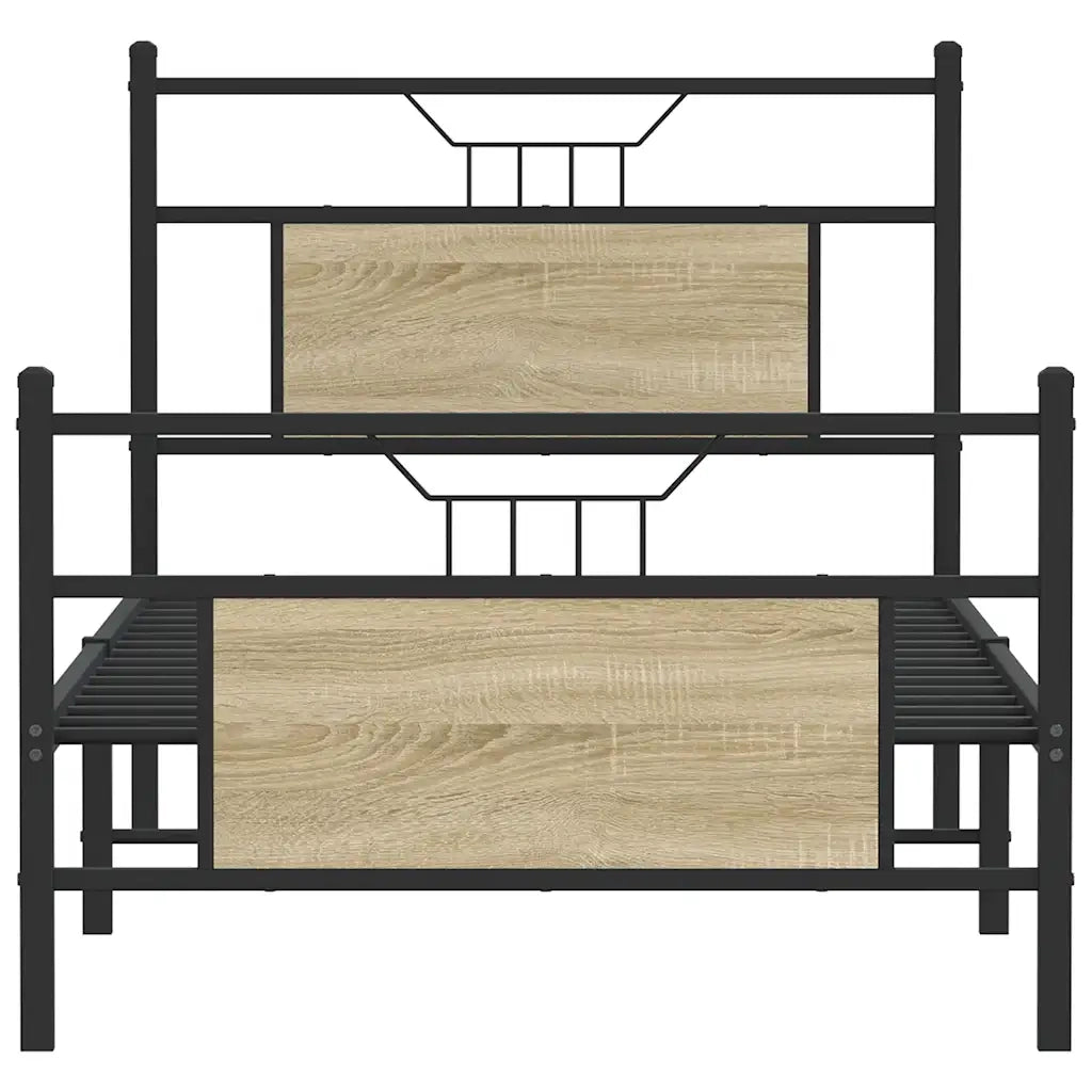 Giroletto senza Materasso Rovere Sonoma 80x200 cm in Truciolato 4106801