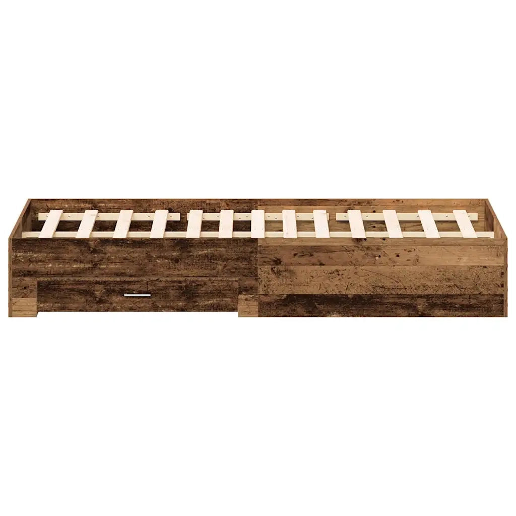 Struttura del letto con cassetto Legno vecchio 180 x 200 cm 3333960