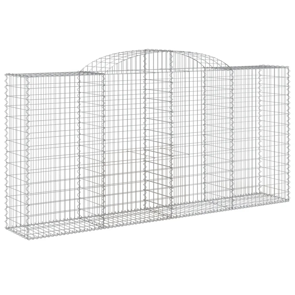 Cesti Gabbioni ad Arco 7 pz 300x50x140/160 cm Ferro Zincato 3146742