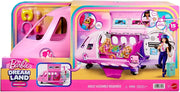 Barbie - Aereo dei Sogni, set con 3 aree di gioco e 14 accessori a tema inclusi, cabina principale, di pilotaggio e cuci