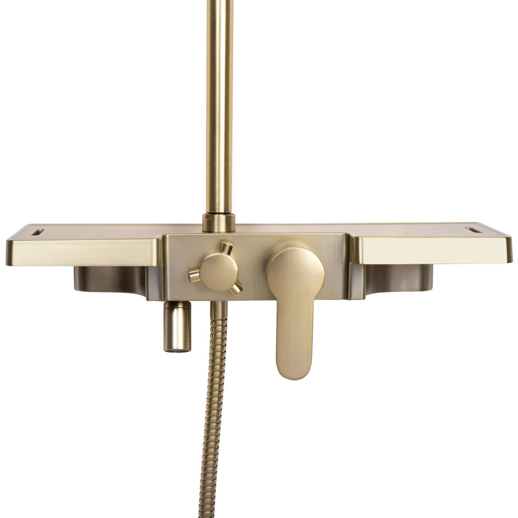 Set Doccia Rea Bravo Brush Gold