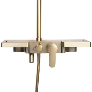 Set Doccia Rea Bravo Brush Gold