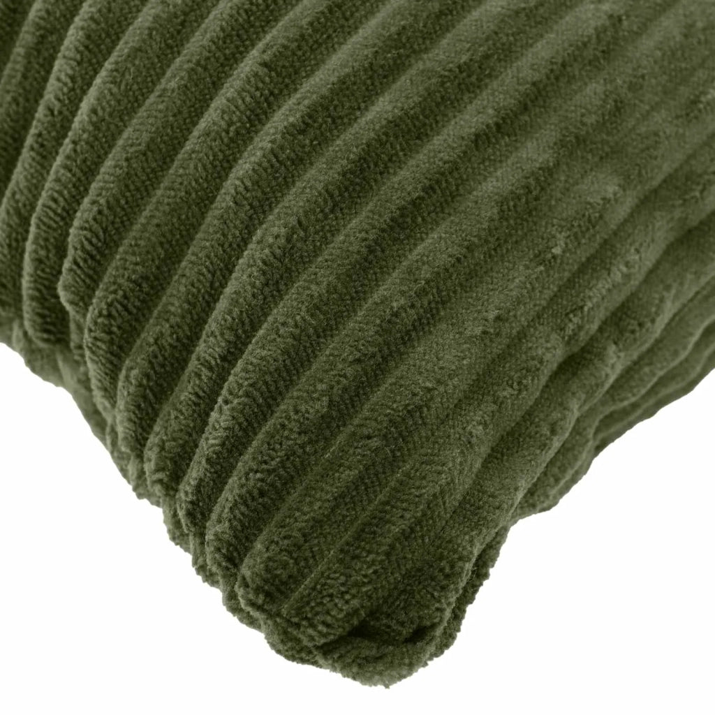 Federa 12 pcs HEERLEN Verde 45 x 45 cm corduroy 910419