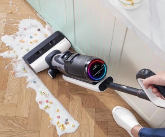 Tineco FLOOR ONE S5 aspirapolvere senza filo Blu, Bianco Senza sacchetto
