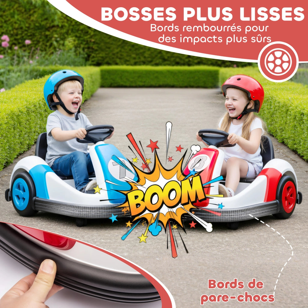 Auto tampone elettrica per bambini ¨C zephmum ¨C 6V, 360¡ã, doppio motore
