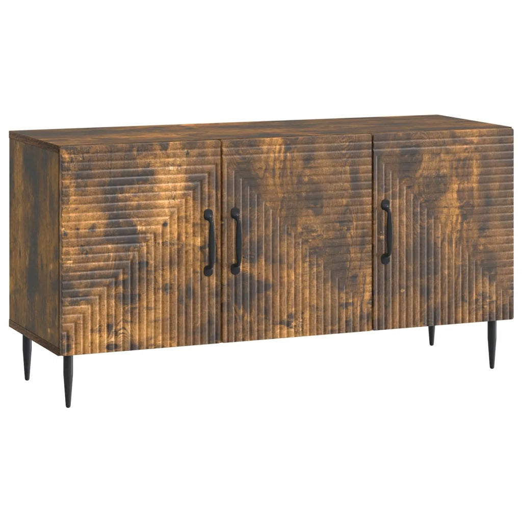 Mobile TV Rovere Fumo 99 x 34,5 x 50 cm Legno ingegnerizzato 894950