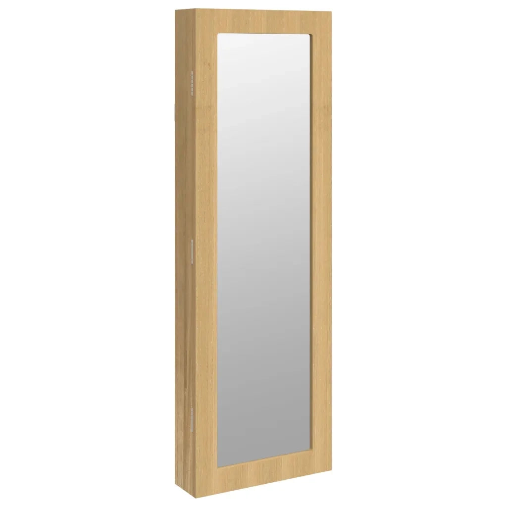 Armadio Portagioie con Specchio a Muro 30x8,5x90 cm CFW4886380