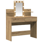 Toeletta | Tavolo da Trucco Rovere artigianale 100 x 40 x 130 cm