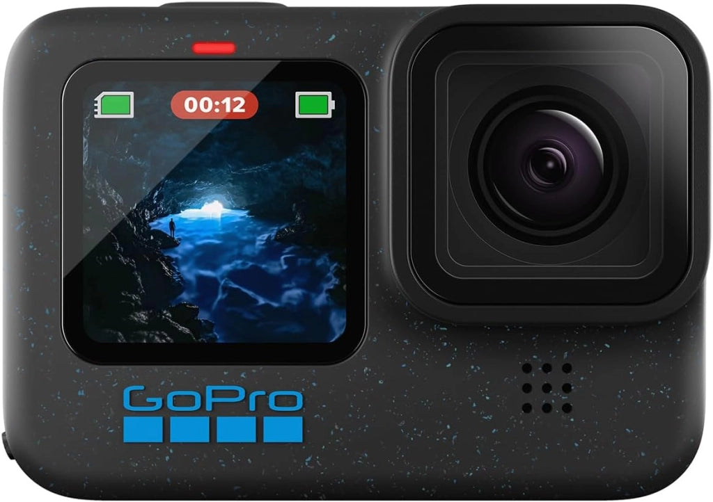 GoPro HERO12 Black - Action camera impermeabile con video Ultra HD 5.3K60, foto da 27 MP, HDR, sensore di immagine da 1/1,9", streaming live, webcam, stabilizzazione
