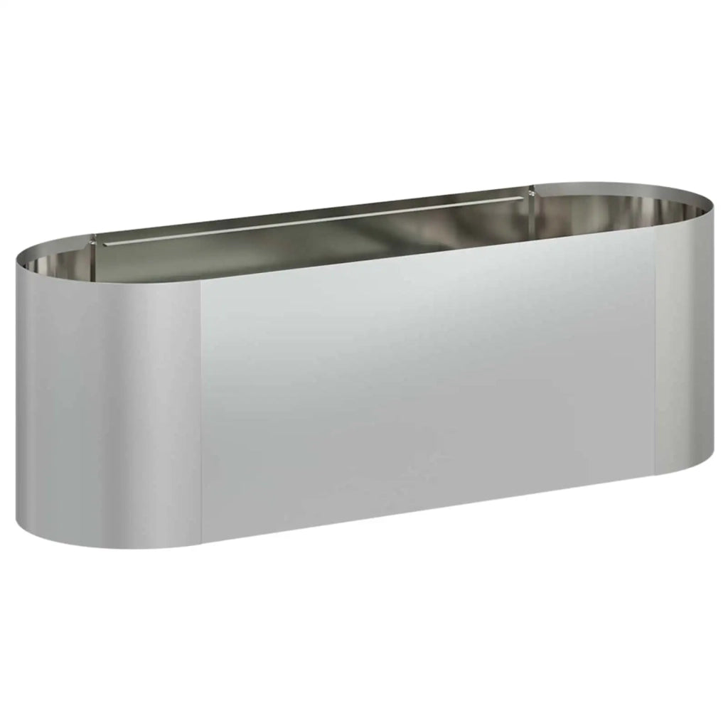 Letto rialzato da giardino Acciaio zincato 120 x 40 x 40 cm 8011689