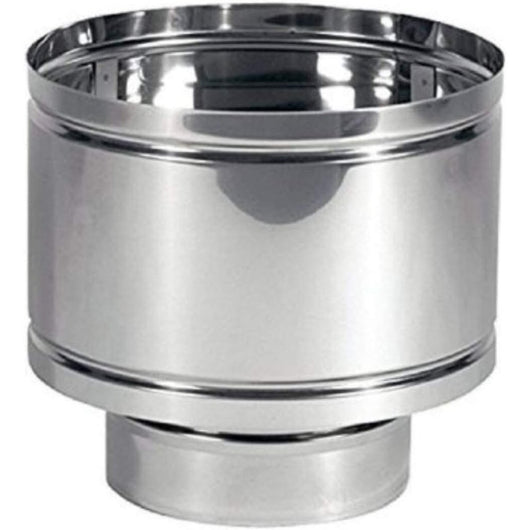 Antivento a botte acciaio inox aisi 304 5 10 comignolo cappello