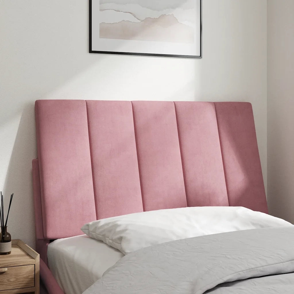 Cuscino Testiera Hanko Rosa 80 cm in Velluto CFW6260136