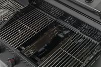 Barbecue a Gas GPL Pietra Lavica 3 Fuochi 15kW con Fornello Laterale Sochef Golosone 3