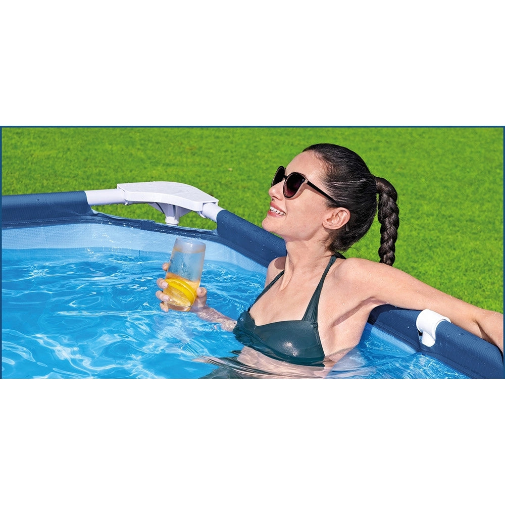 Trade Shop - Piscina Rettangolare Fuori Terra Steel Pro Frame Senza Pompa Con Struttura 259x170x61cm 56403 -
