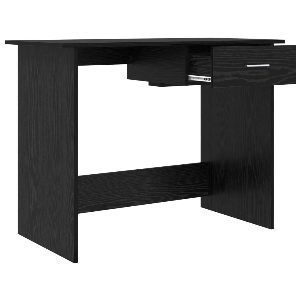 Scrivania Rovere Nero 100 x 50 x 76 cm Legno multistrato 875250