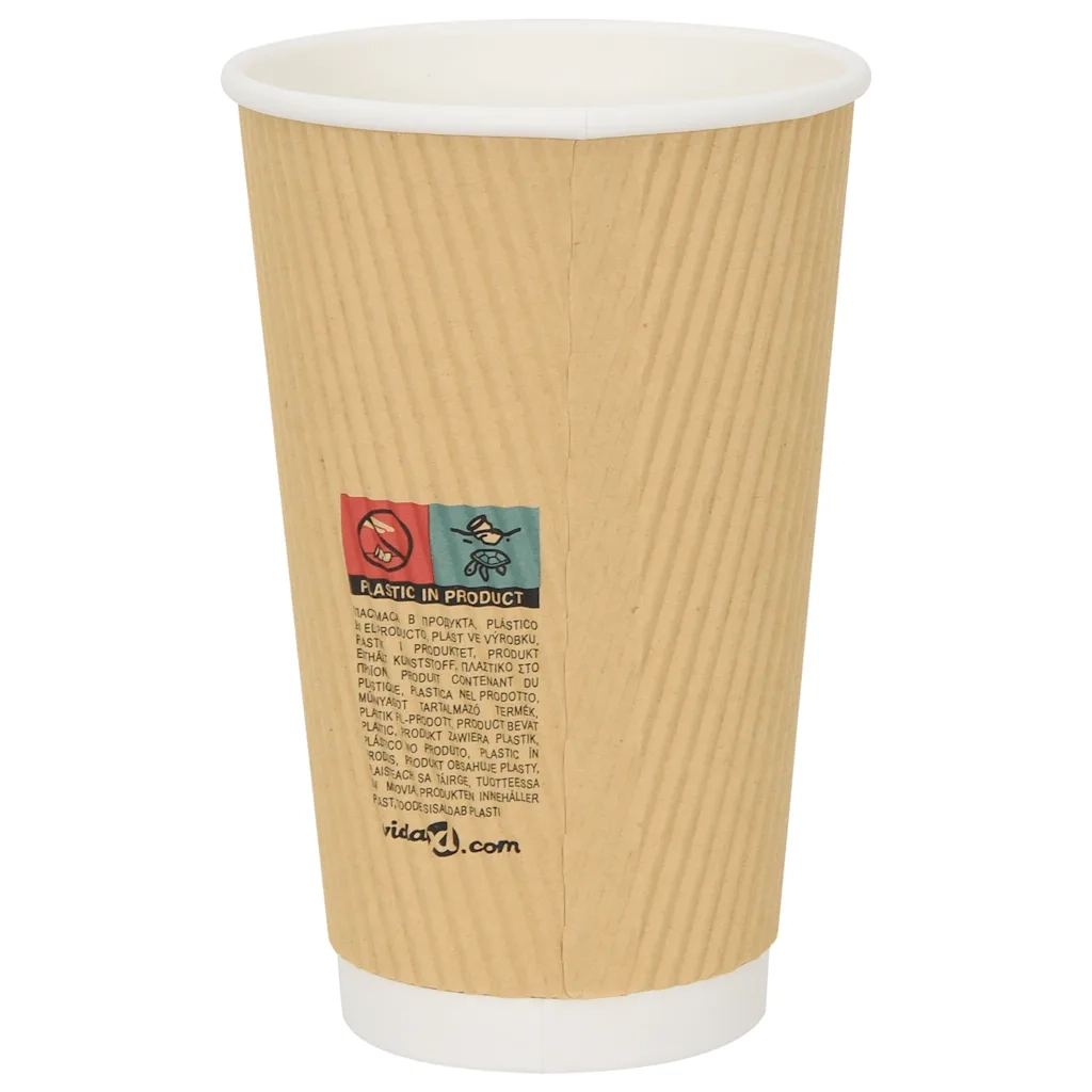 Tazze da Caffè in Carta con Coperchi 1000 pz 16oz 400 ml 3325226