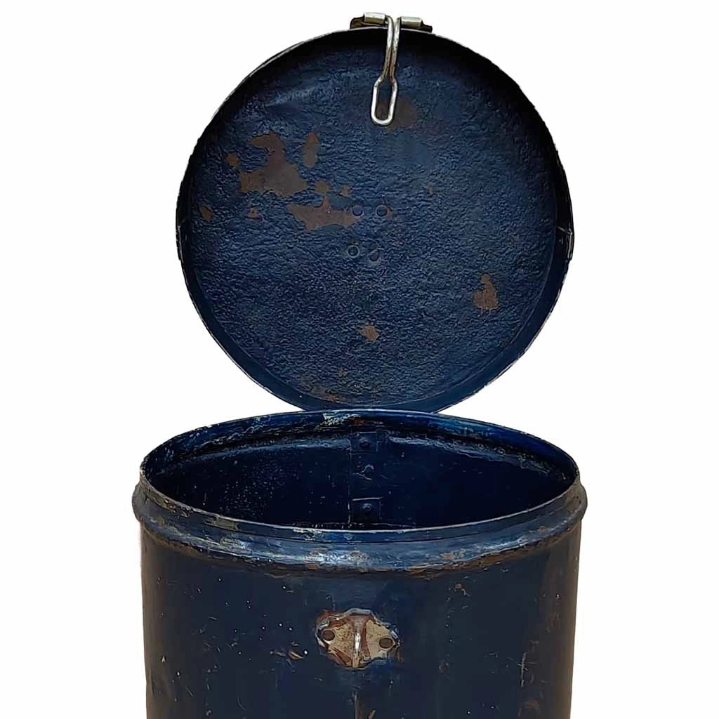 Baule in metallo artigianale 29x29x41h cm