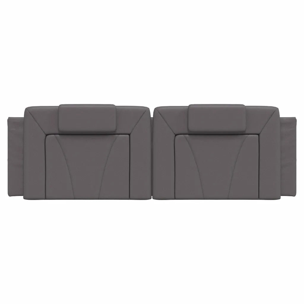 Cuscino Testiera Viana Grigio 160 cm in Similpelle CFW2123769