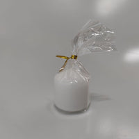 CANDELA PILLAR LUCIDA BIANCO DIAMETRO 4 X 4H CM DI MERCURY