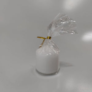 CANDELA PILLAR LUCIDA BIANCO DIAMETRO 4 X 4H CM DI MERCURY