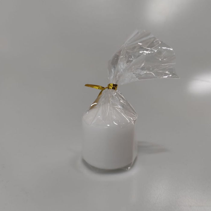 CANDELA PILLAR LUCIDA BIANCO DIAMETRO 4 X 4H CM DI MERCURY