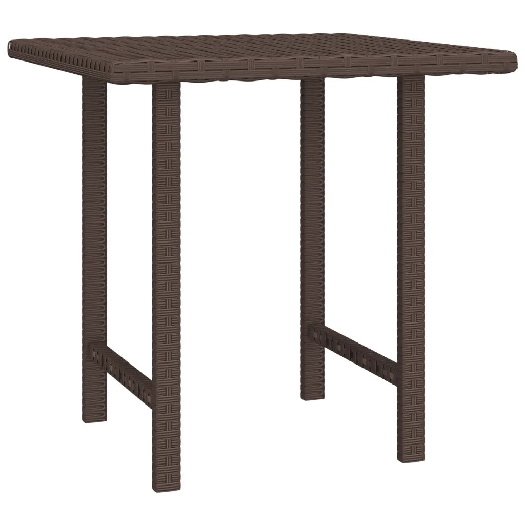 Tavolini da Giardino 3 pz Marroni in Polyrattan 3324832