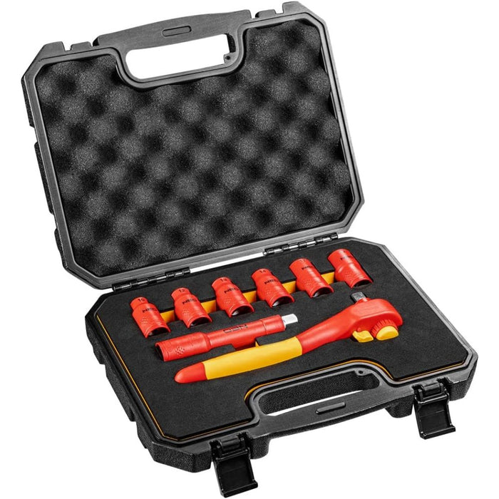 Topex 01-307 set di bussole isol olate 1000v, 8 pezzi