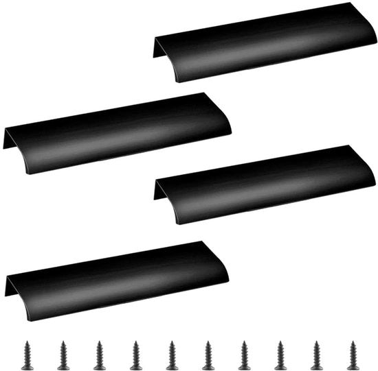 Maniglia Tab Pull a Velo - Set di 4 - Profilo Sottile - 80/120/150/200 mm