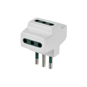 00320.B Adattatore Mult. S11+3P11 Bianco
