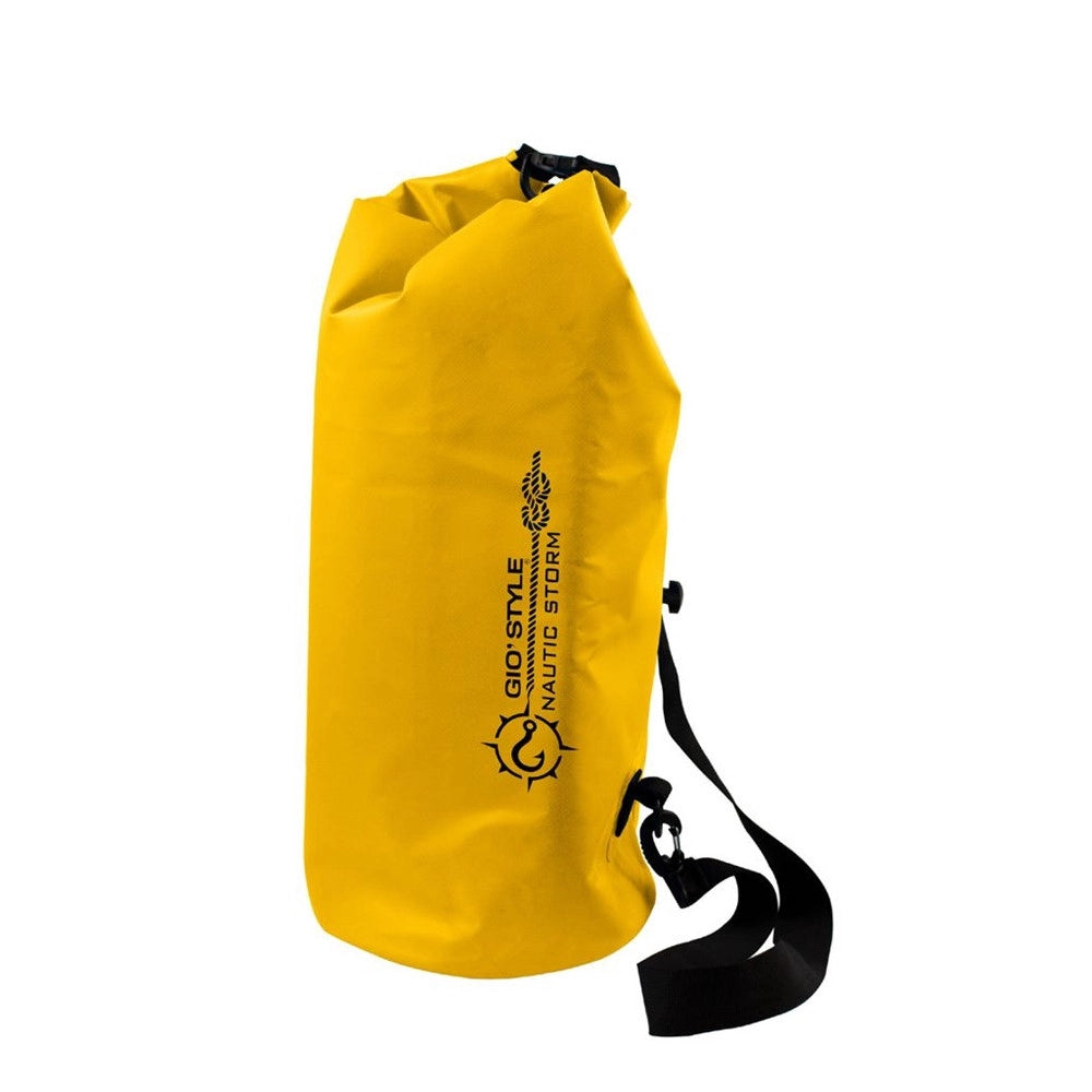 Trade Shop - Borsa Termica Impermeabile Dry Bag Nautic Storm Large Capacita' Da 16 Lt ø23x63cm - Giallo