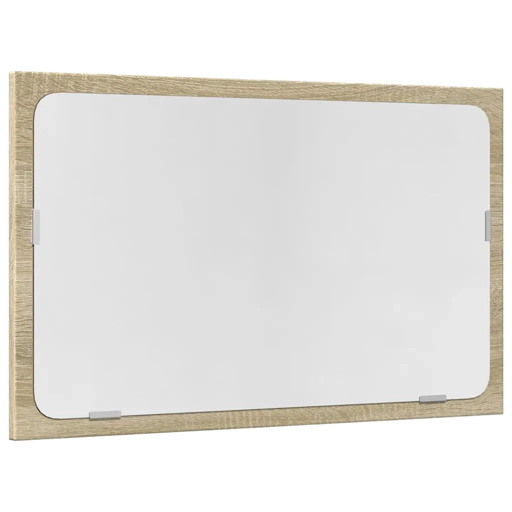 vidaXL Set Mobili da Bagno 2 pz Rovere Sonoma in Legno Multistrato
