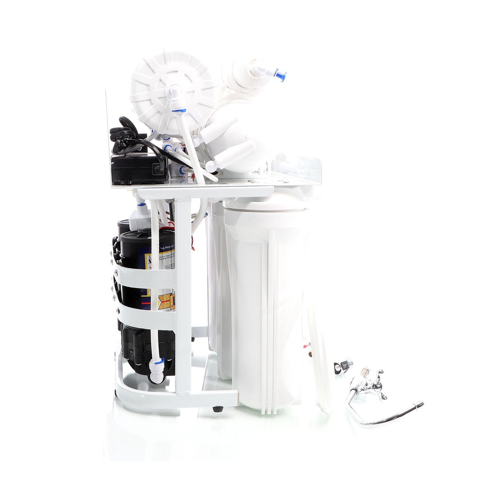 Naturewater NW-RO400-E2 Impianto osmosi inversa, filtrazione 5 stadi con pompa, membrana RO 1500l/giorno