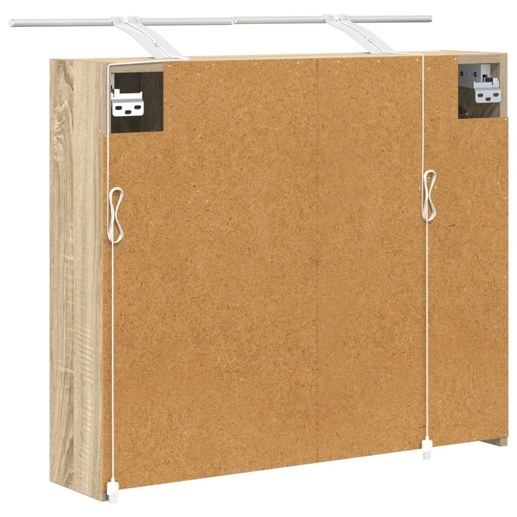 Mobiletto per specchio da bagno Rovere Sonoma