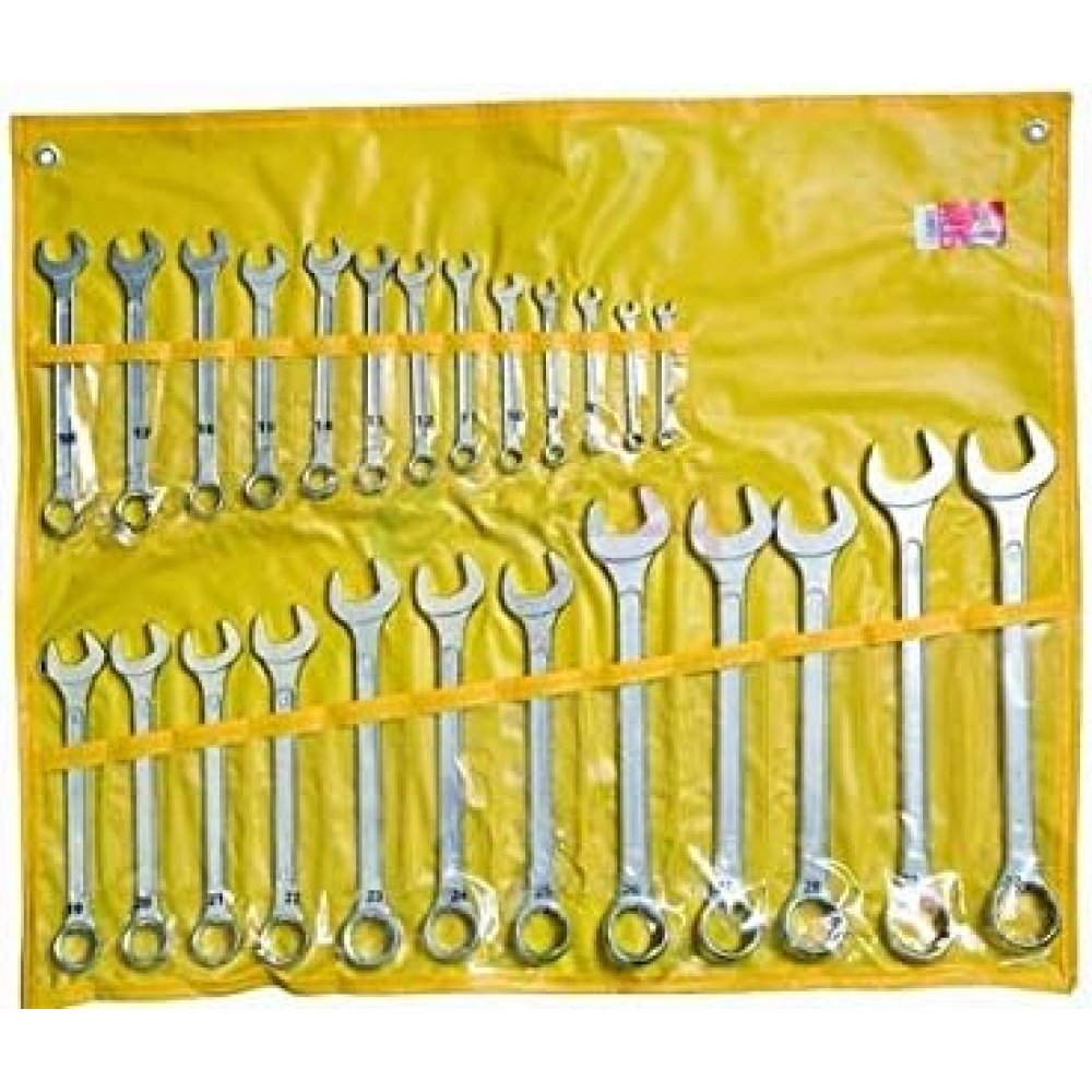 Topex 35d370 chiavi combinate 6- 6-32 mm, 25 pezzi assortiti ds