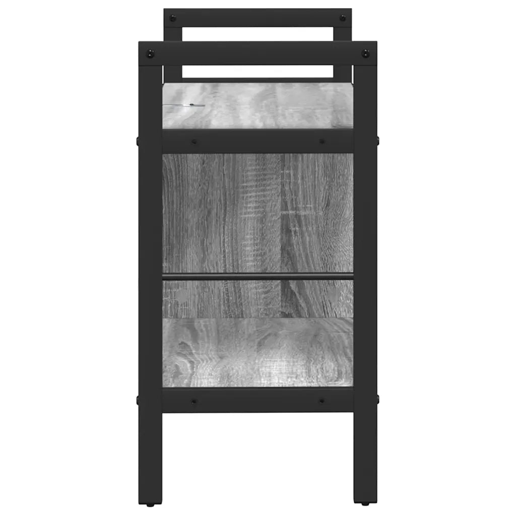 Libreria Grigio Sonoma 75 x 30 x 58,5 cm Legno multistrato 883979