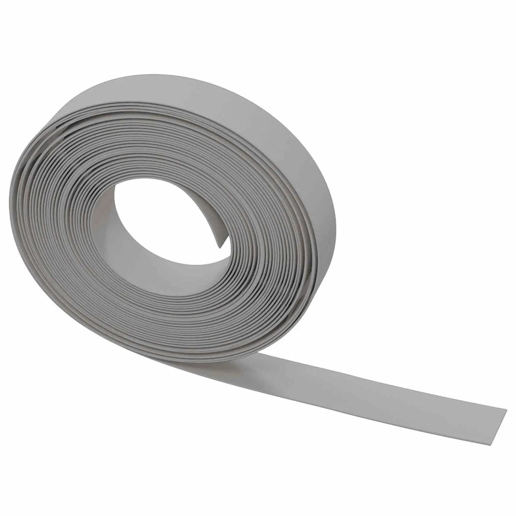 Bordatura per giardino 25 m 10 cm PE Grigio 42036845