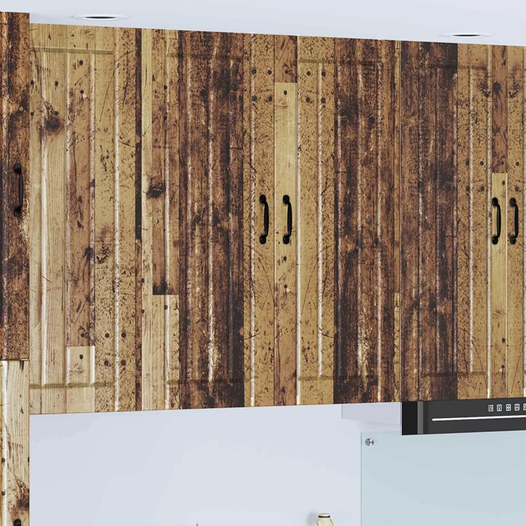 Armadietto a muro LUCCA Legno antico 80 x 31 x 100 cm
