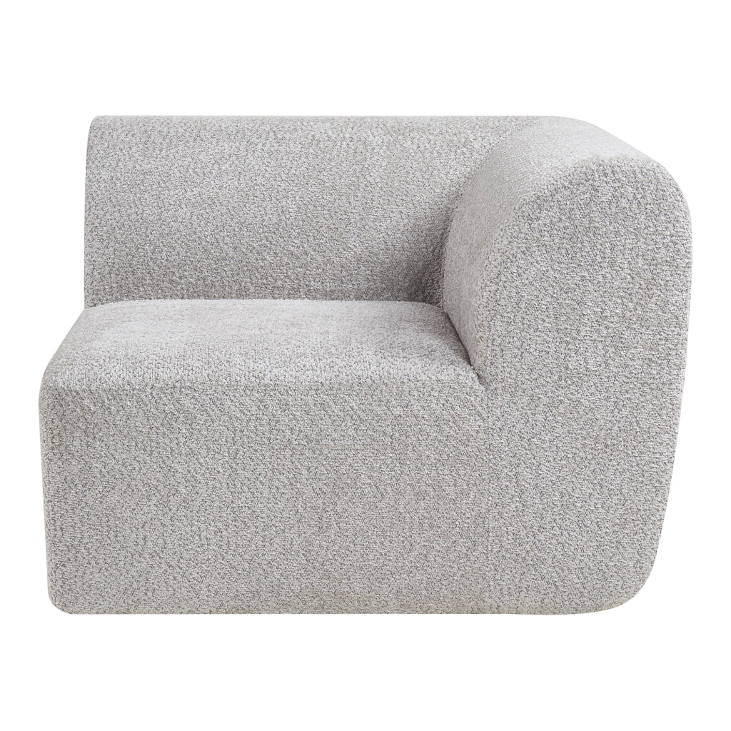 Mobile Angolare per Divano Componibile Modulare 76x108x108 cm Serie Hurvas - Grigio [en.casa]