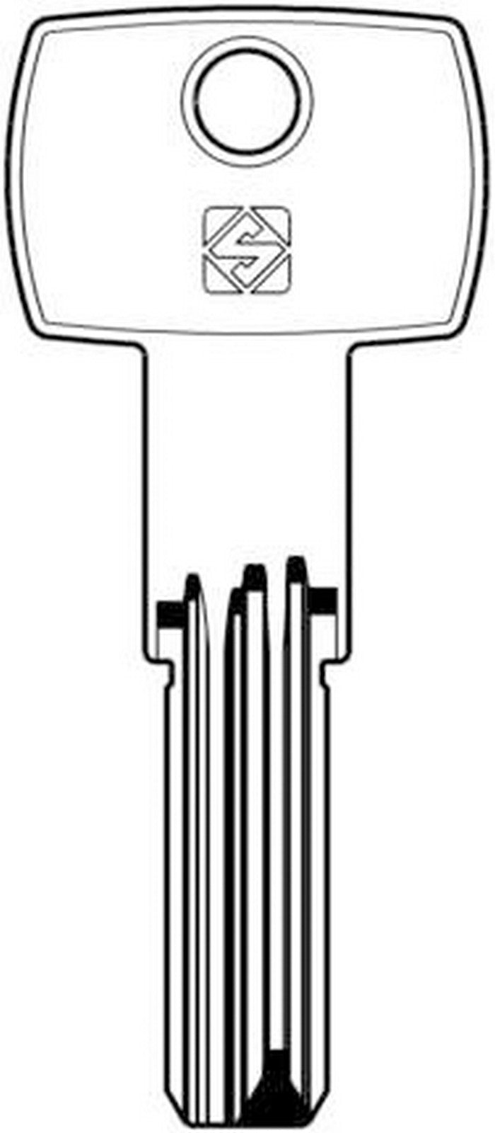 chiavi punzonate silca art. cb97 olc gr.6/2 cod:ferx.332