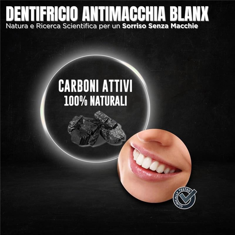 BLANX DENTIFRICIO BLACK CON CARBONI ATTIVI 100% NATURALI 75ML