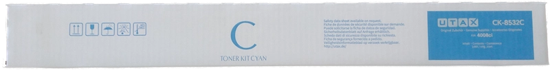 ORIGINAL Utax toner ciano CK-8532c 1T02YMCUT0 ~20000 Seiten