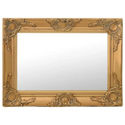 Specchio da Parete Stile Barocco 60x40 cm Oro cod mxl 40088