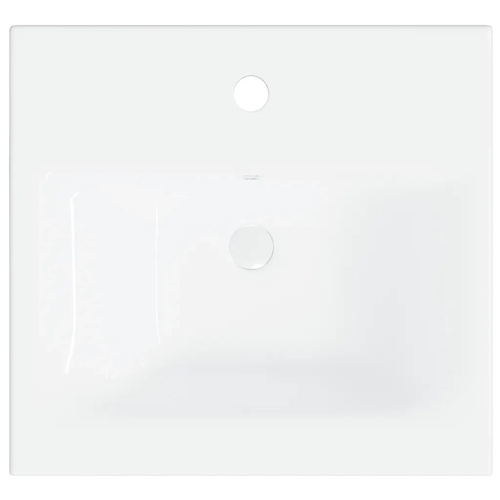 Set Mobili da Bagno Bianco in Legno Multistrato 3071396